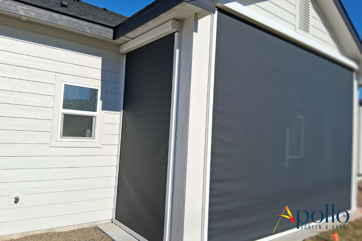 Back Patio Powerscreens Bring Year-Round Comfort Inside View.